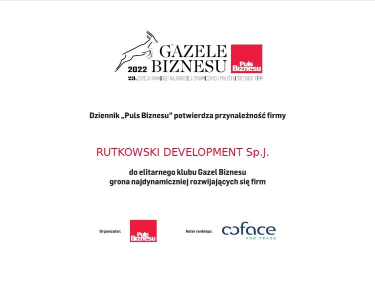obrazek przedstawiający przynależność firmy Rutkowski Development Sp.j do dziennika puls biznsu