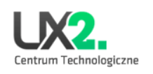 Logo UX2 Centrum Technologiczne Sp. z o.o.