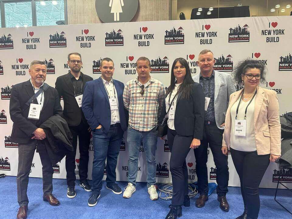 Zdjęcie uczestników misji Polskiego klastra budowlanego w Nowym Jorku